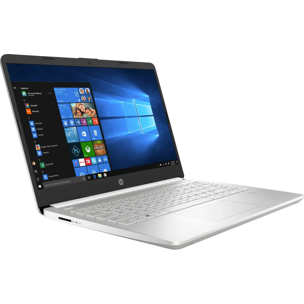 HP HP14DK0078NR 14" Laptop - Ryzen 7 3700U with 8GB Memory - 256GB SSD - Silver