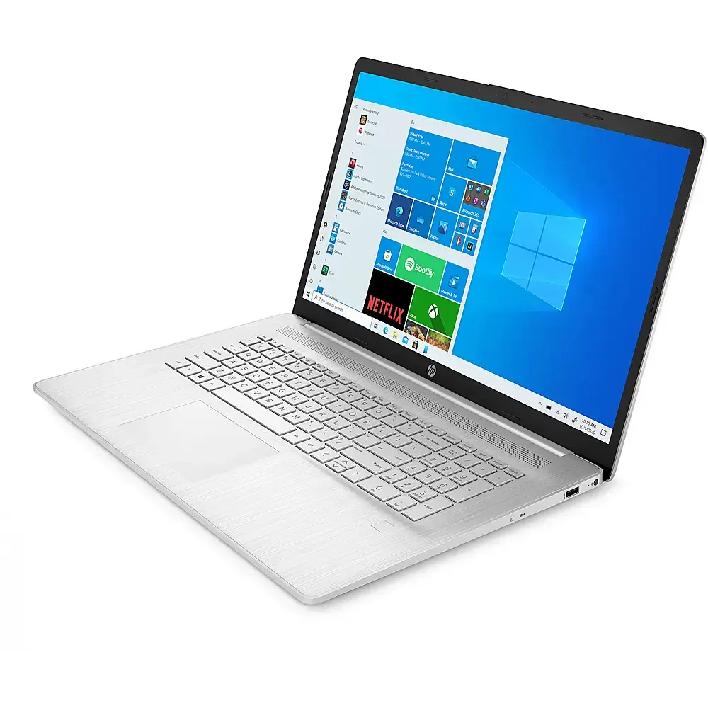 HP HP17CP0076 17.3" Touch-Screen Laptop - AMD Athlon Gold 3150U with 8GB Memory - 512GB SSD - Silver - Image 3
