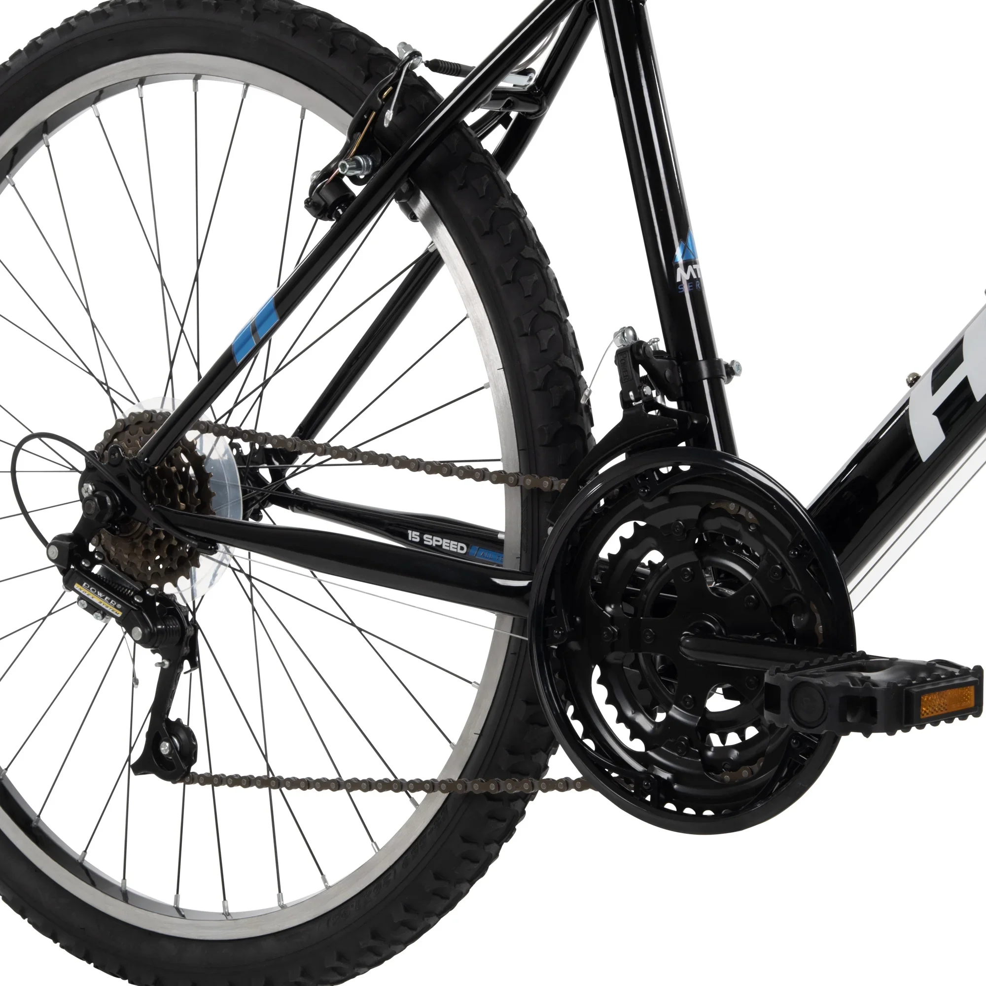 Huffy Granite Mountain Bike, 26" Wheels, 15-Speeds - Black - Image 4