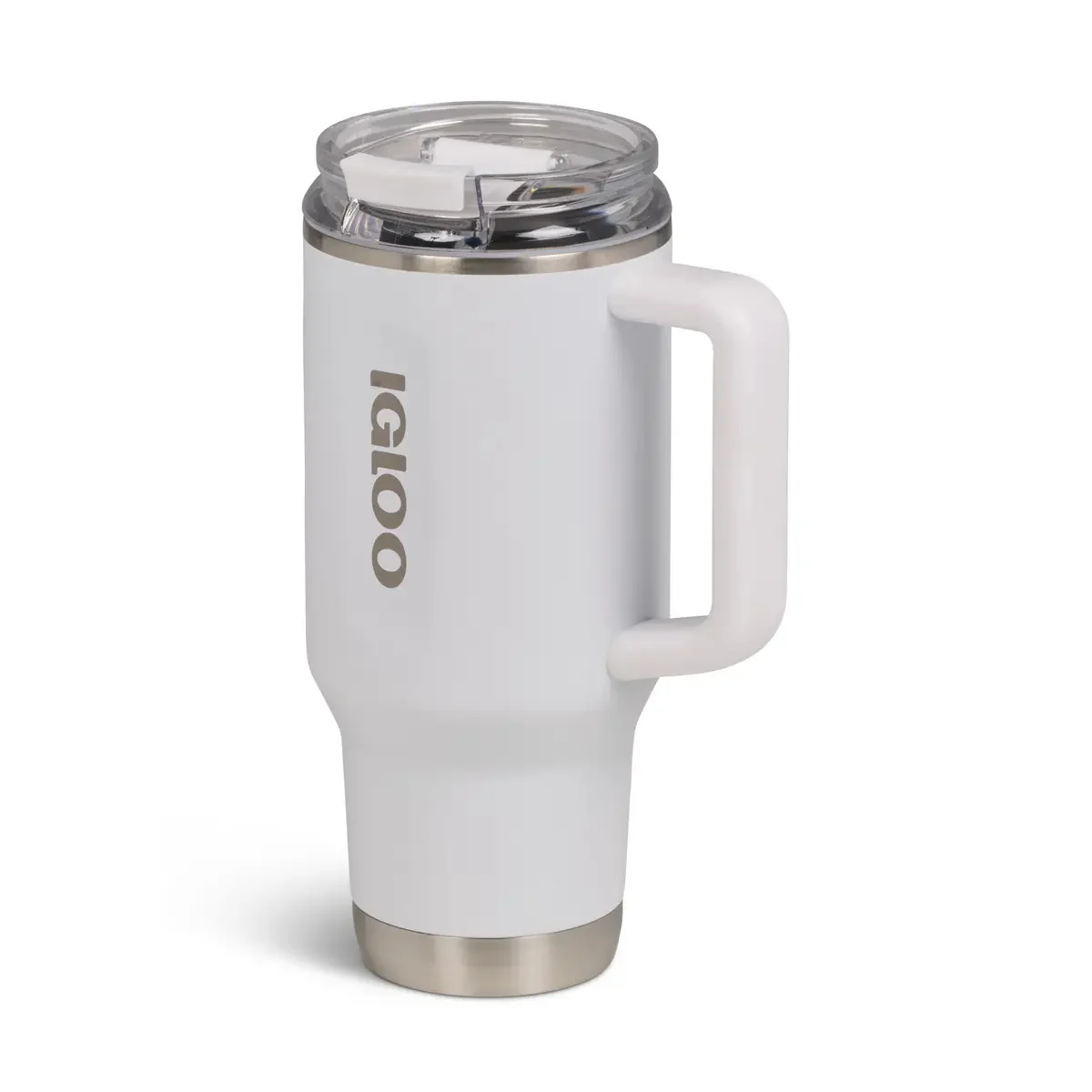 Igloo 71221 Flip 'n' Sip 32 oz Travel Mug - White - Image 4