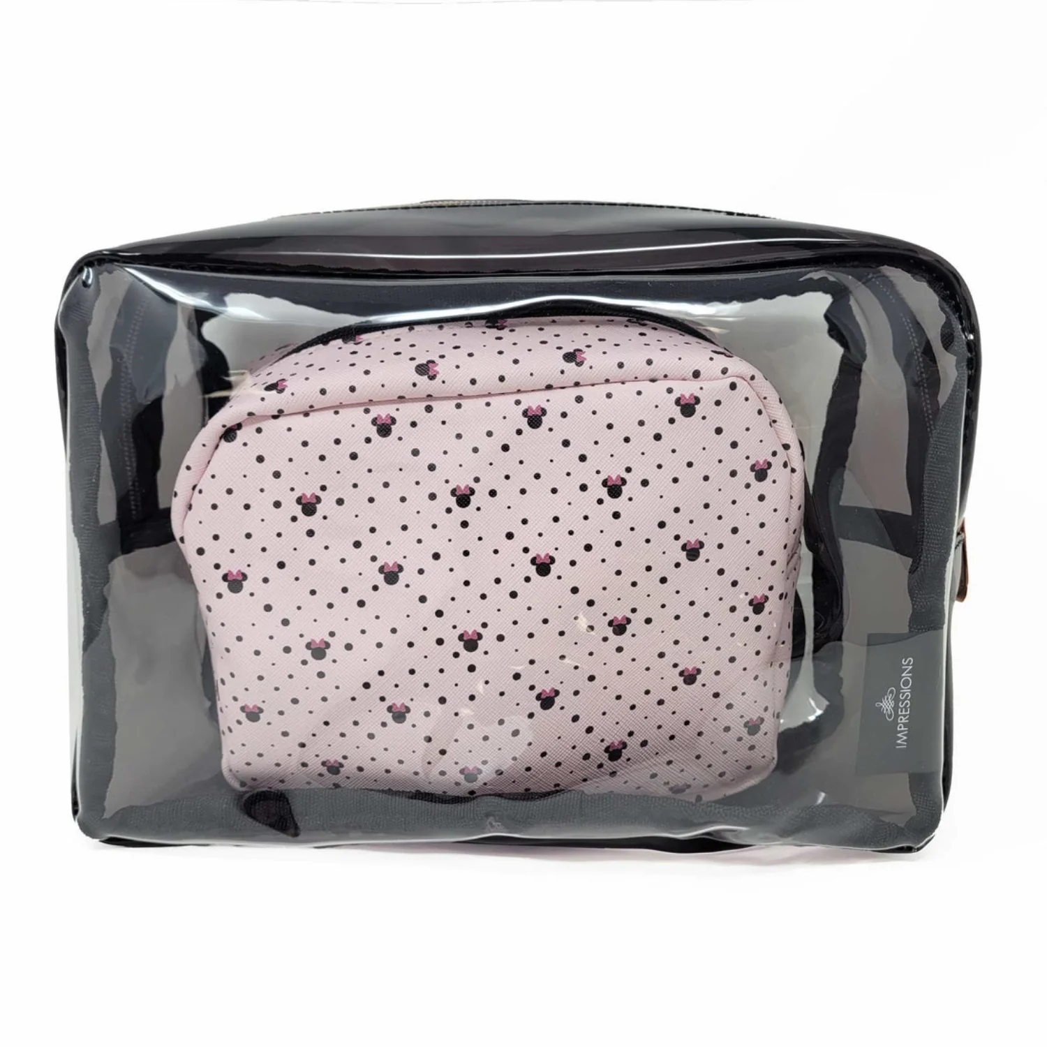 Impressions Minnie Mouse Clutch Set - Black/Pink - Image 6