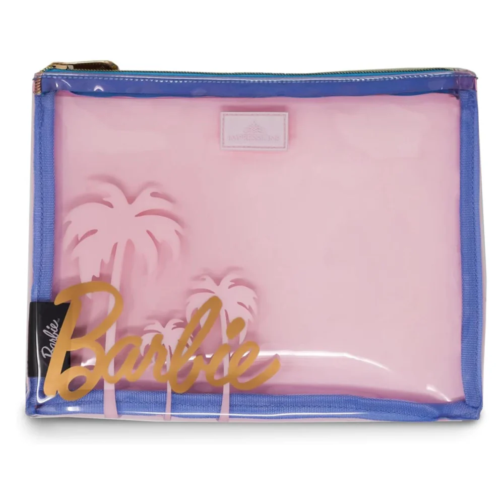 Impressions Vanity Barbie Beach Dreams Cosmetic Pouch Set (2 Pieces) - Pink/Blue - Image 3