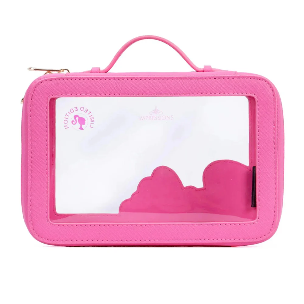 Impressions Vanity Barbie Travel Makeup Case - Pink - Image 3