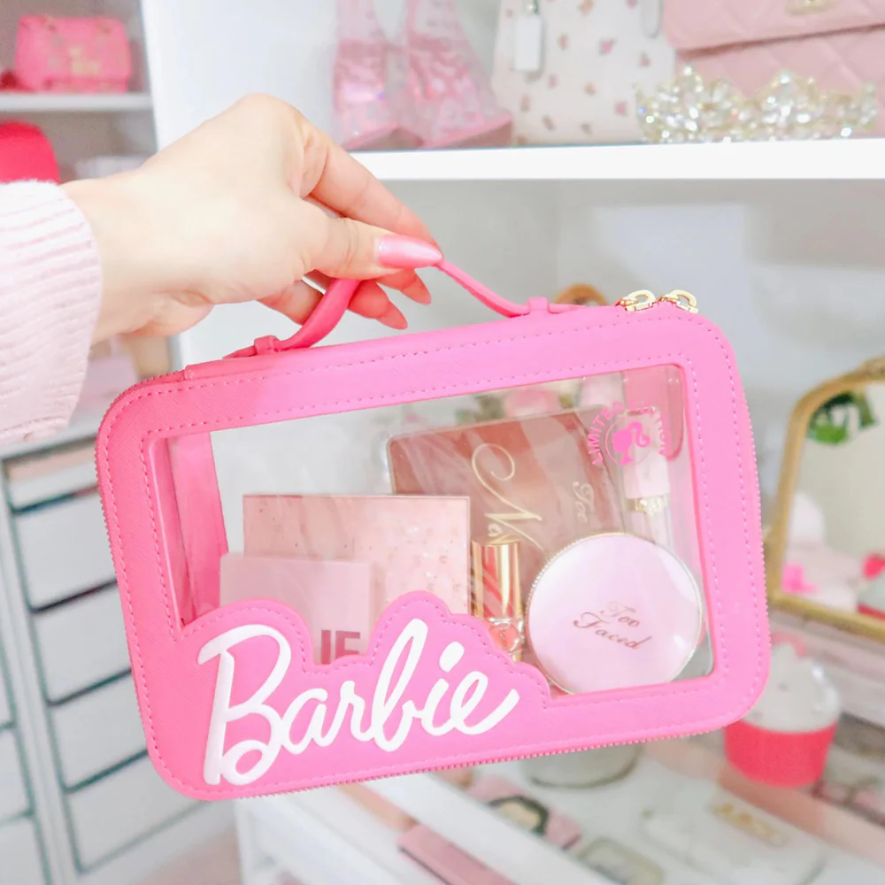 Impressions Vanity Barbie Travel Makeup Case - Pink - Image 5