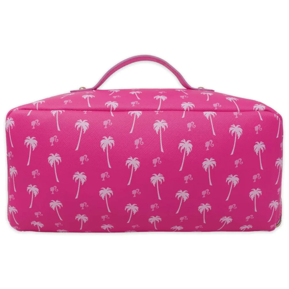 Impressions Vanity Barbie Unfold Travel Makeup Bag with Top Carrying Handle - Pink - Image 6