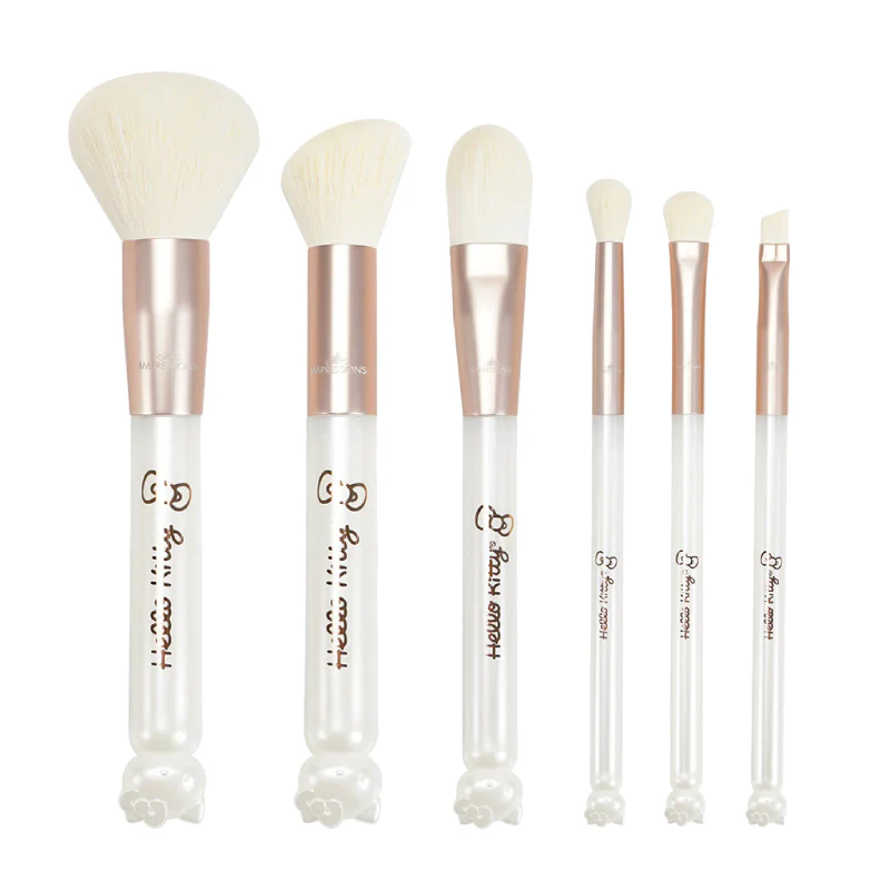 Impressions Vanity Hello Kitty "Kawaii Icon" 6-Pcs Brush Set - White