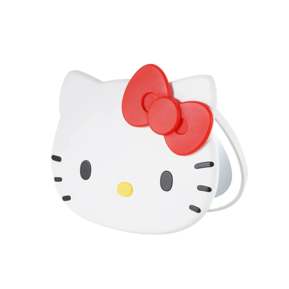 Impressions Vanity Hello Kitty LED Compact Mirror - White/Red - Image 4