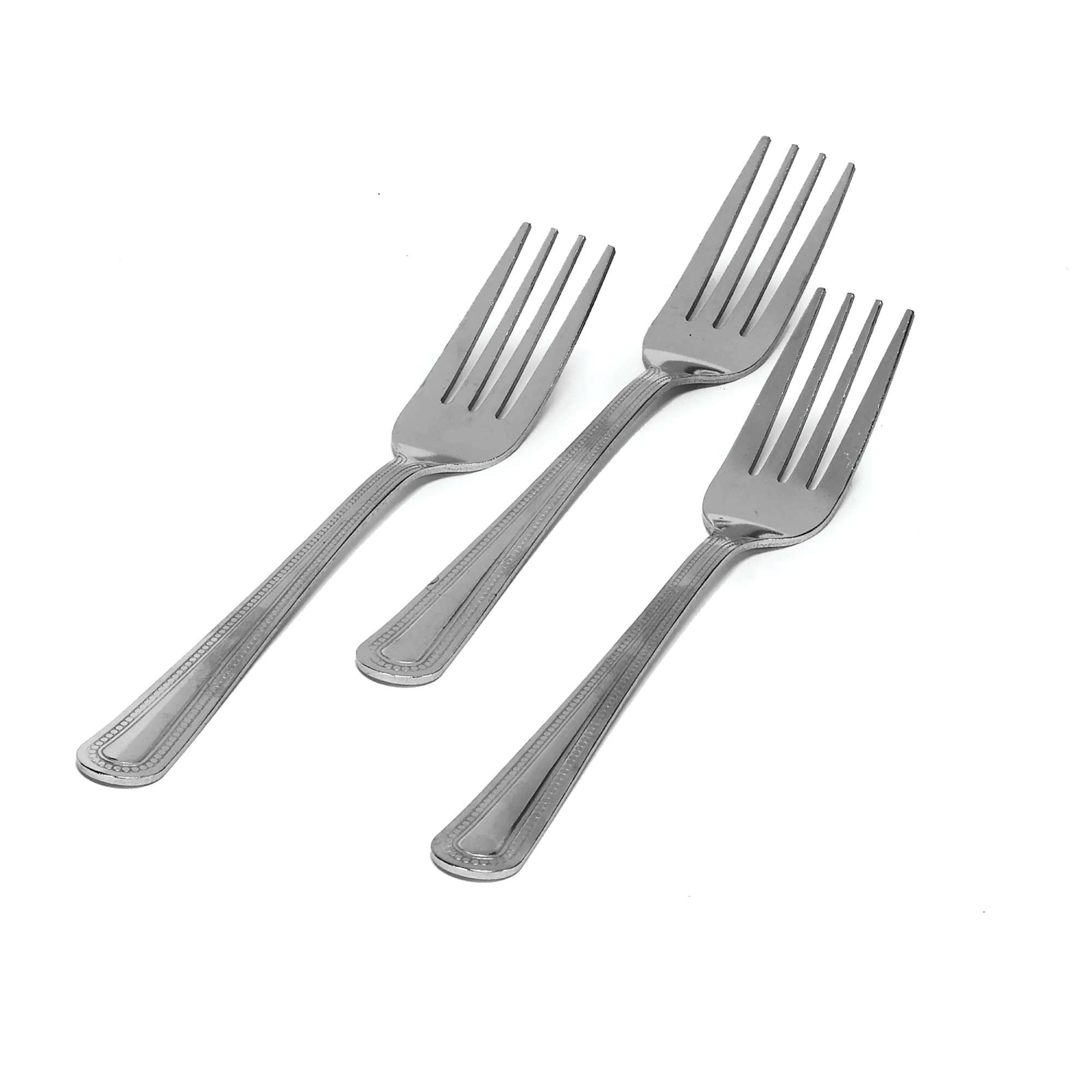 IMUSA Stainless Steel Fork (Set of 3) - Silver - Image 2