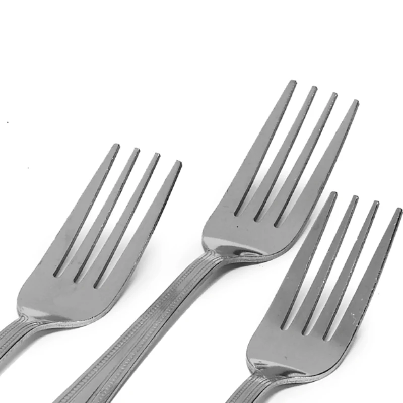 IMUSA Stainless Steel Fork (Set of 3) - Silver - Image 4