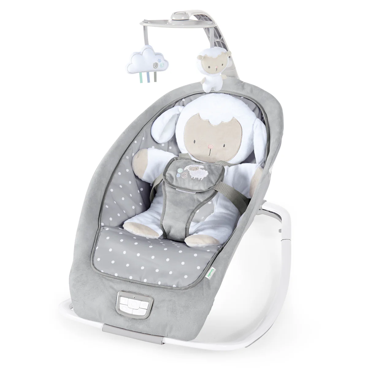 Ingenuity Rocker and Baby Bouncer Seat - Cuddle Lamb - Image 2
