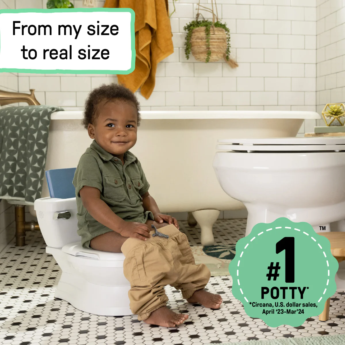 Ingenuity Summer My Size Pro Potty Chair with Built-in Splash Guard - Image 5