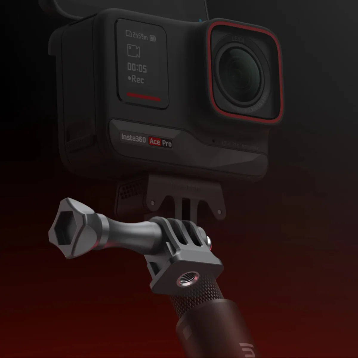 Insta360 3-Prong to 0.25" Adapter - Black - Image 3