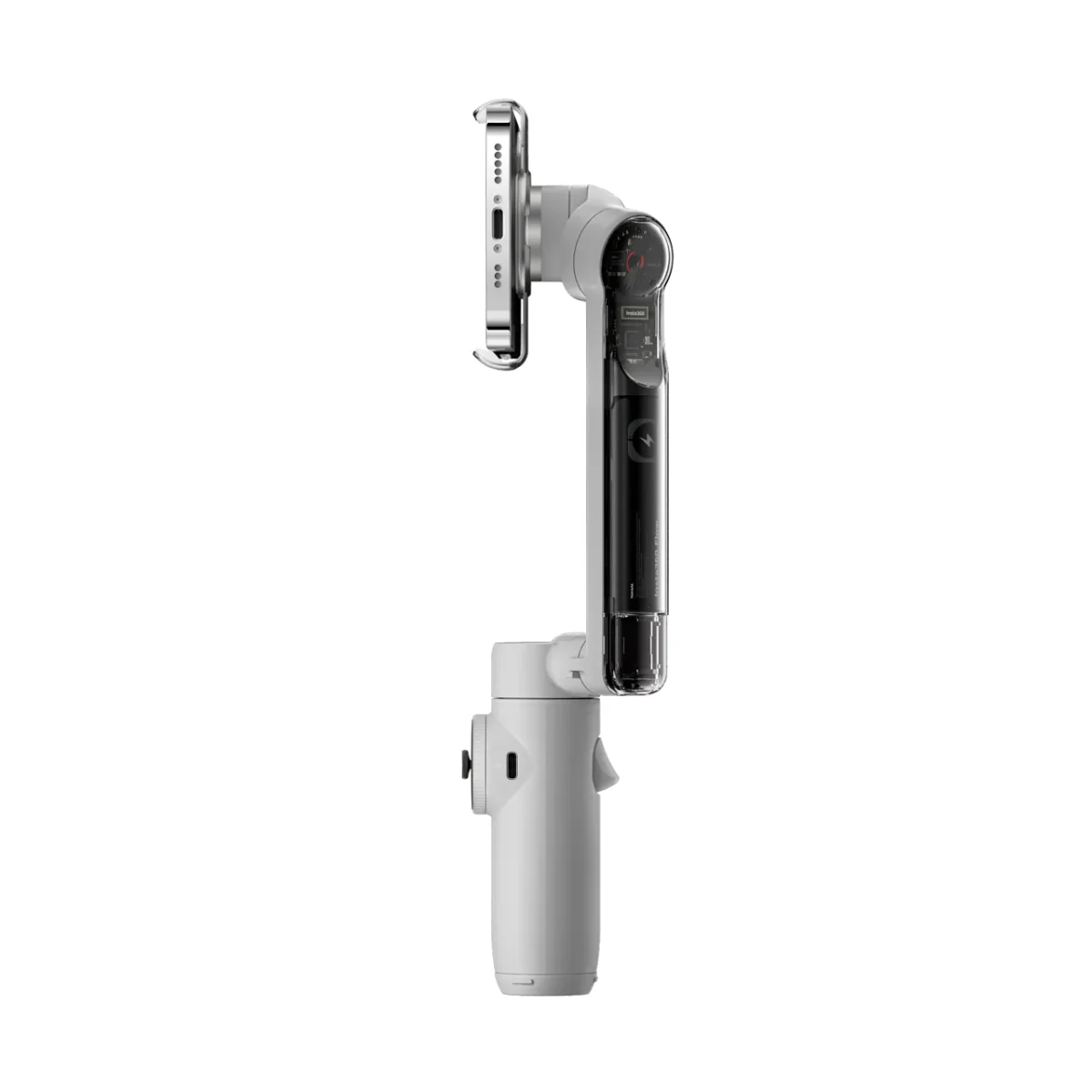 Insta360 Flow Standard 3-axis Gimbal Stabilizer with built-in Tripod - White - Image 3