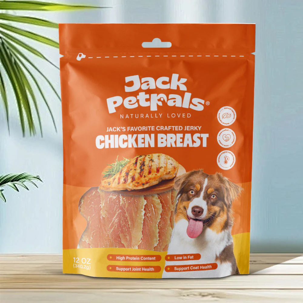 Jack PetPals Handcrafted Jerky Chicken Breast Dog Treats (12oz) - Image 2