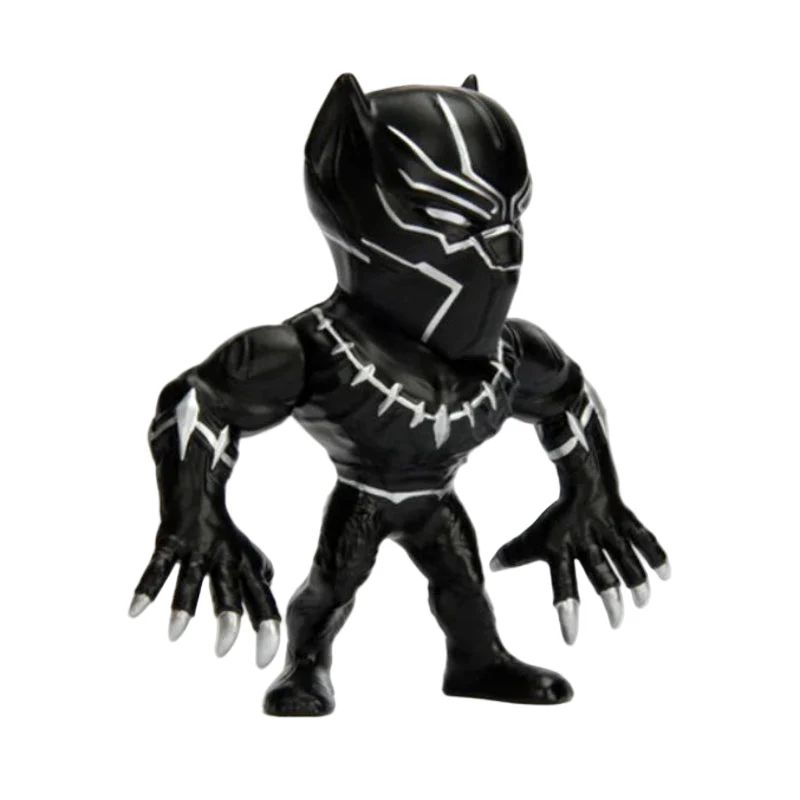 Jada Toys Metalfigs 4" Marvel Avengers Black Panther Action Figure - Black - Image 2