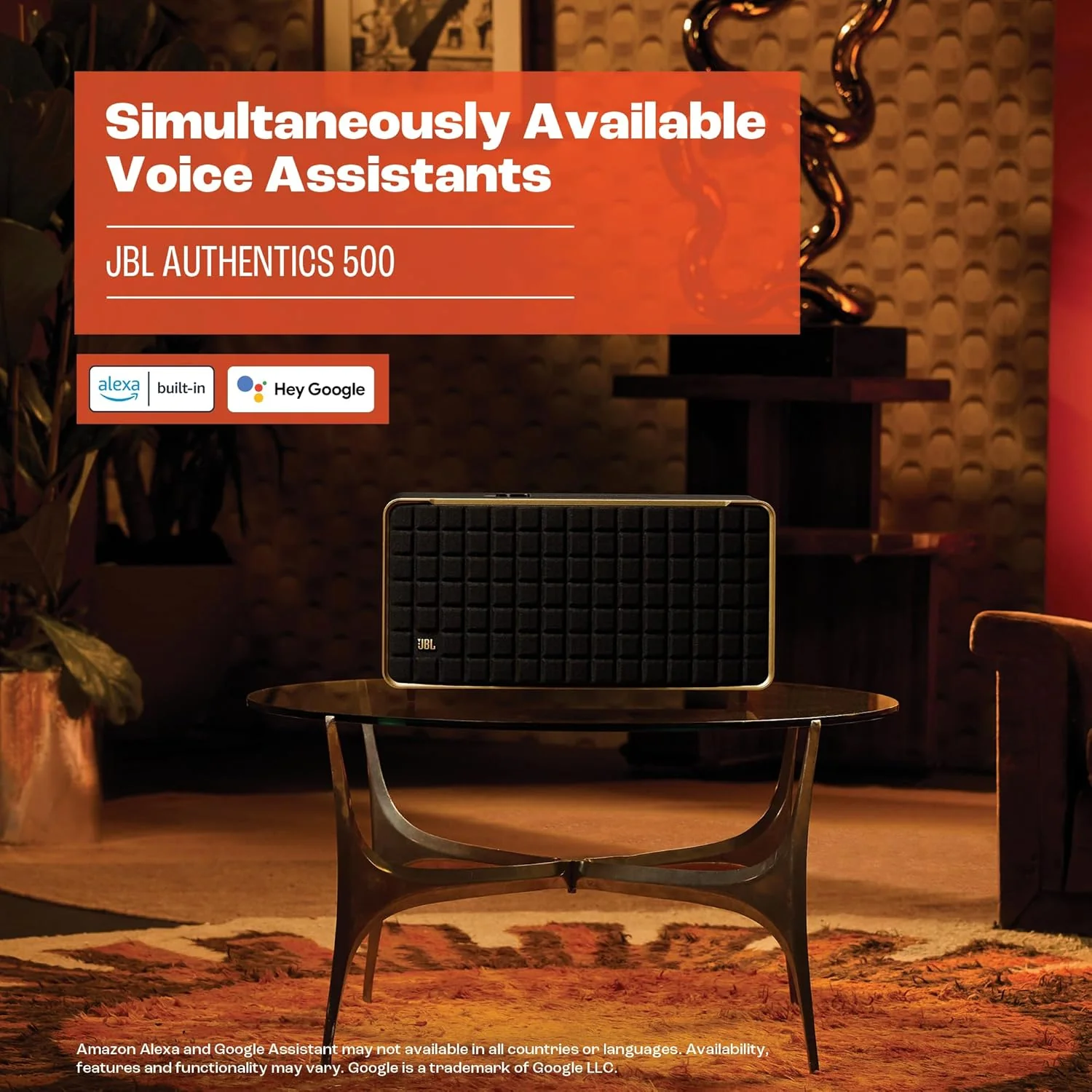 JBL Authentics 500 Smart Home Speaker - Black - Image 6