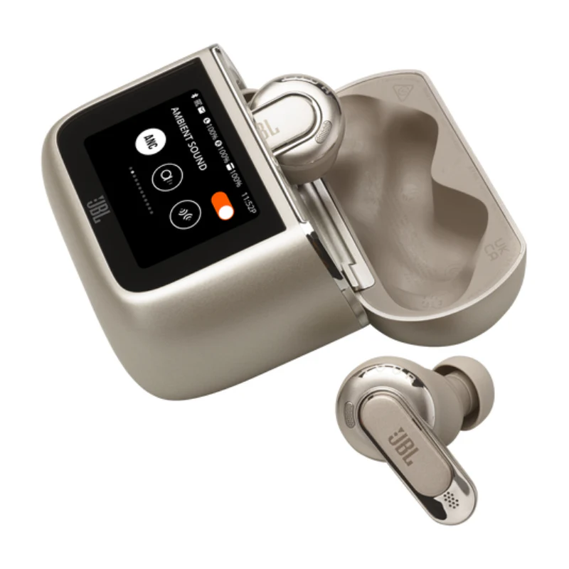 JBL Tour Pro 3 Earbuds with True Adaptive Noise Cancelling - Latte - Image 8