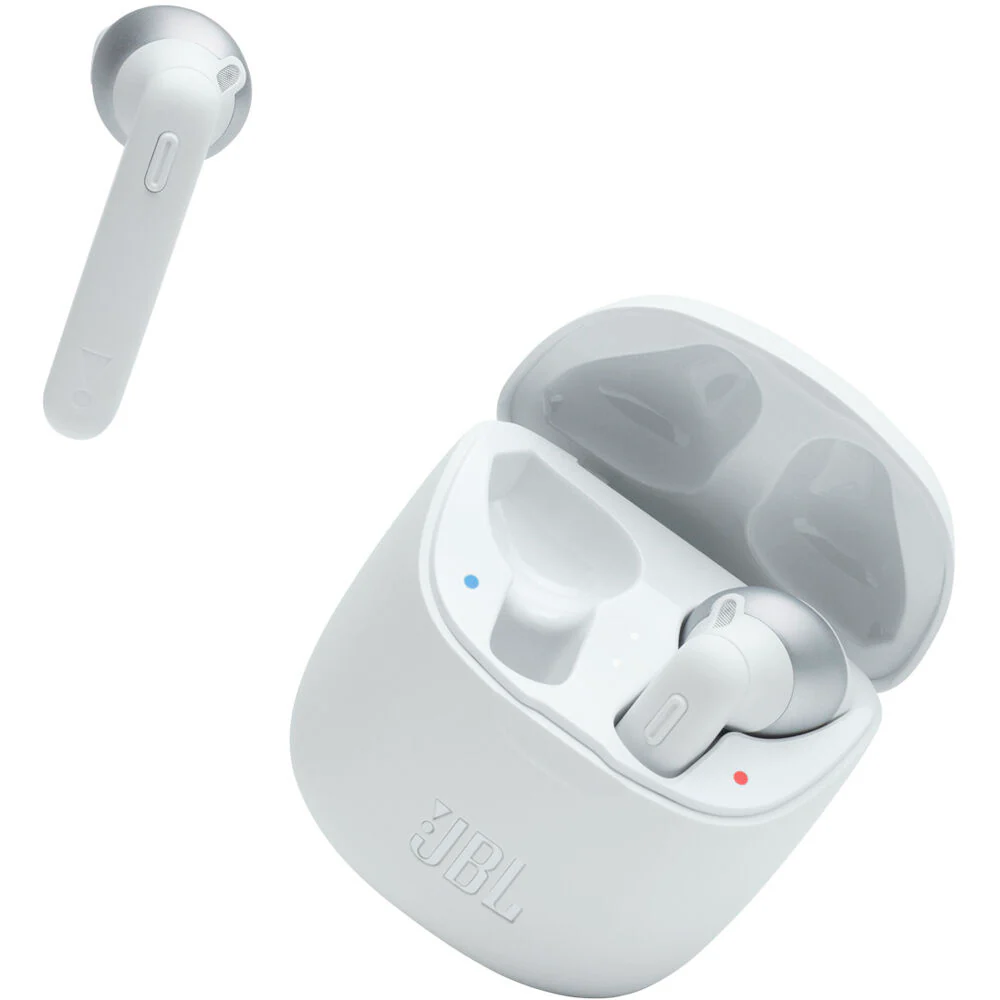 JBL - Tune 225TWS True Wireless In-Ear Headphones - White - Image 2