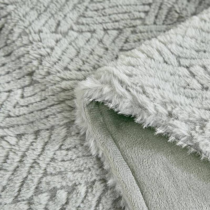 JCrown Amaryllis Oversized Throw Blanket - Gray - Image 2
