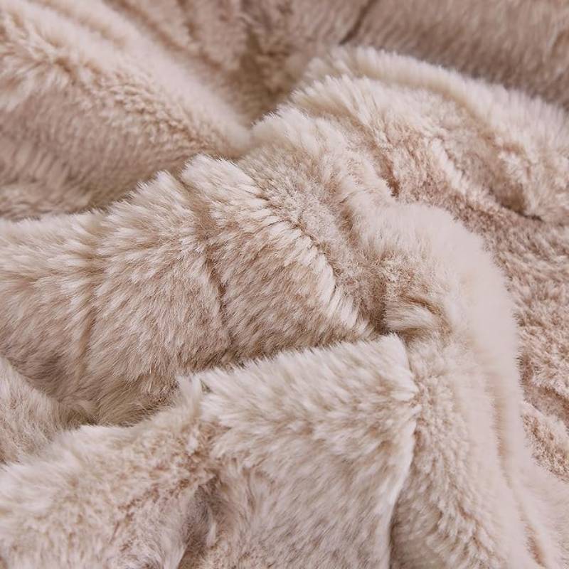 JCrown Anonna Luxury Oversized Throw Blanket - Pink - Image 2