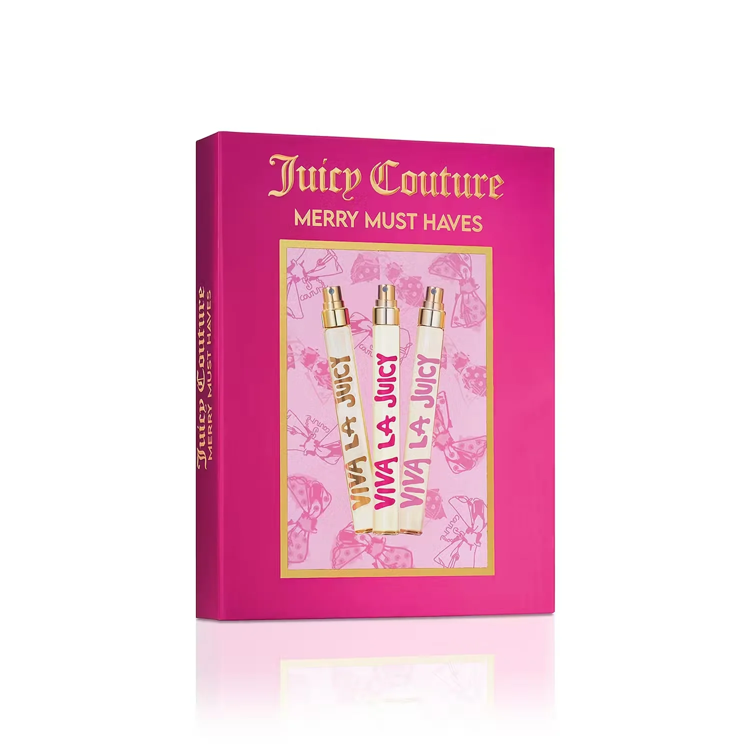 Juicy Couture Merry Must Haves 3-Piece Eau de Parfum Travel Spray Gift Set - Image 2