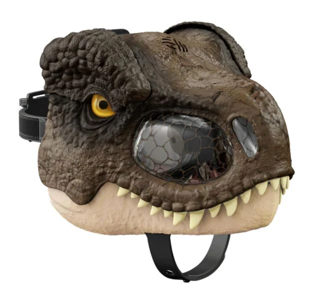 Jurassic World Dominion Tyrannosaurus Rex Chomp 'N Roar Dinosaur Mask with Motion and Sounds - Image 3