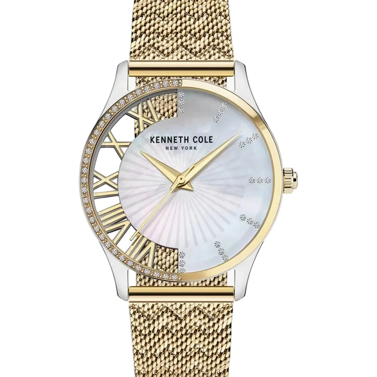 Kenneth Cole Analog White Dial Women's 34MM Watch - Image 4