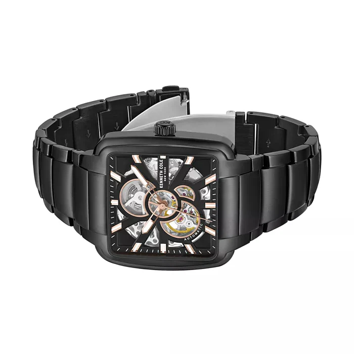 Kenneth Cole New York Automatic Men's 40mm Bracelet Watch - Black - Image 3