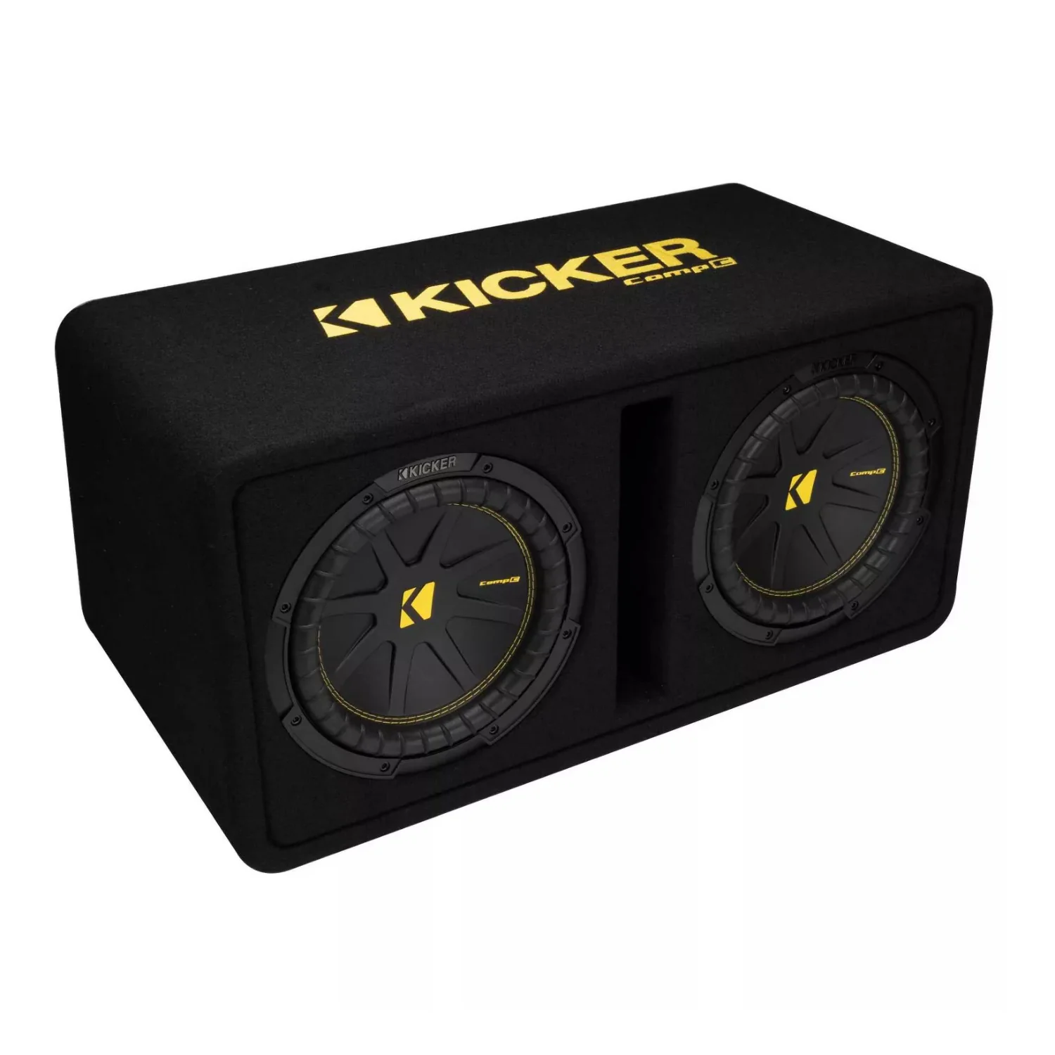 Kicker 50DCWC102 Dual CompC Subwoofers in Vented Enclosure - Image 2