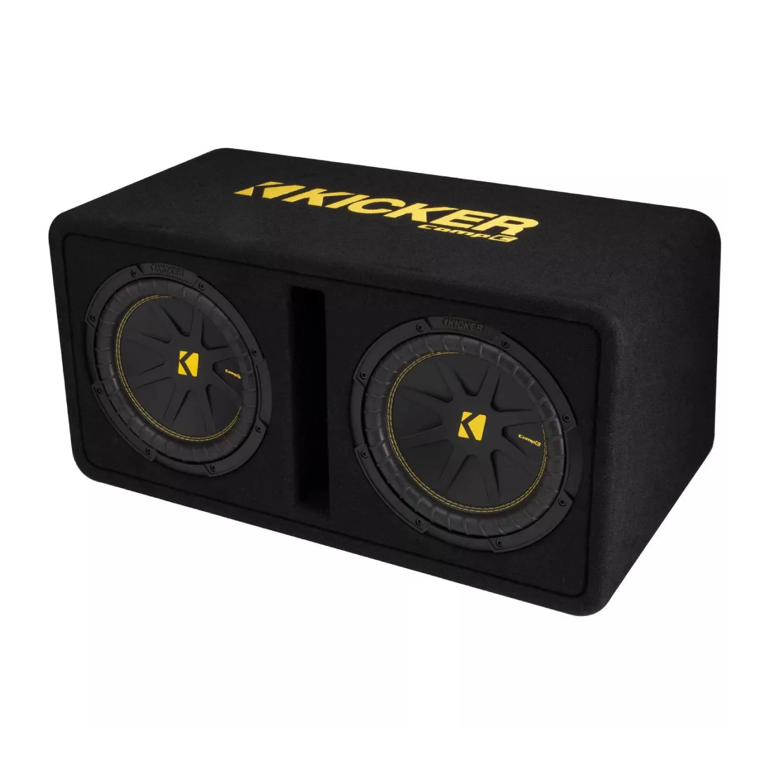 Kicker 50DCWC102 Dual CompC Subwoofers in Vented Enclosure - Image 3