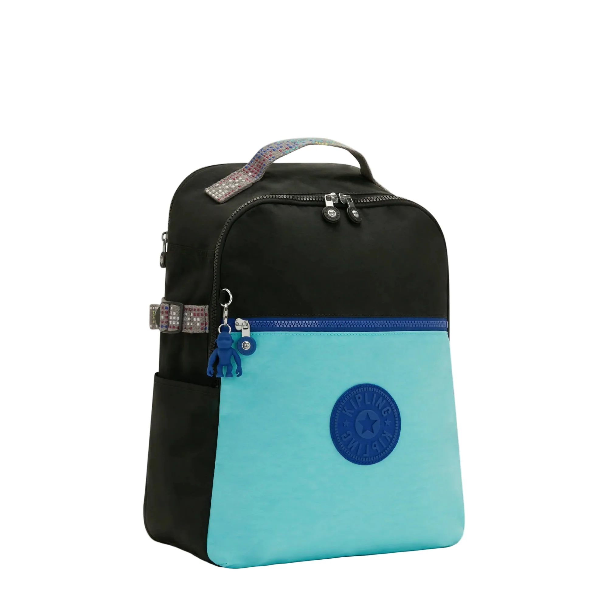 Kipling Alom Backpack Poseidon Black & Blue - Image 2