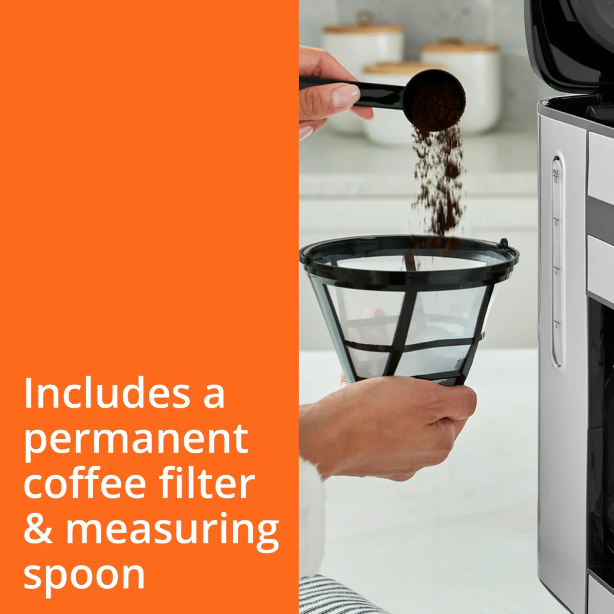 Krups KM205D50 Simply Brew 10-Cup Digital Drip Coffee Maker - Black/Stainless - Image 8