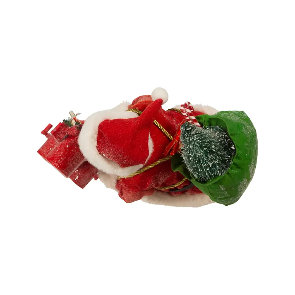 Kurt Adler 10.5" Fabriché Santa with Mailbox, Red/White - Image 4