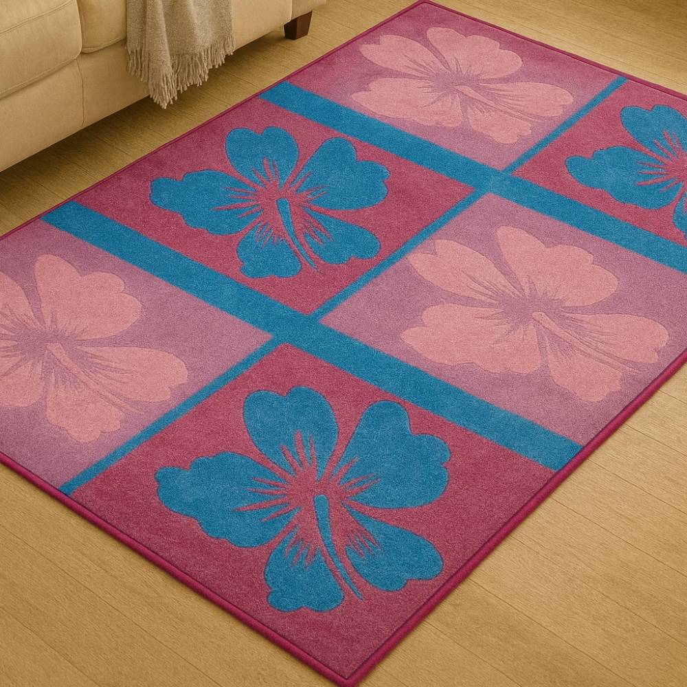 L.A Rugs 3'3" x 4'10" Supreme Hula Rectangular Area Rug - Image 4