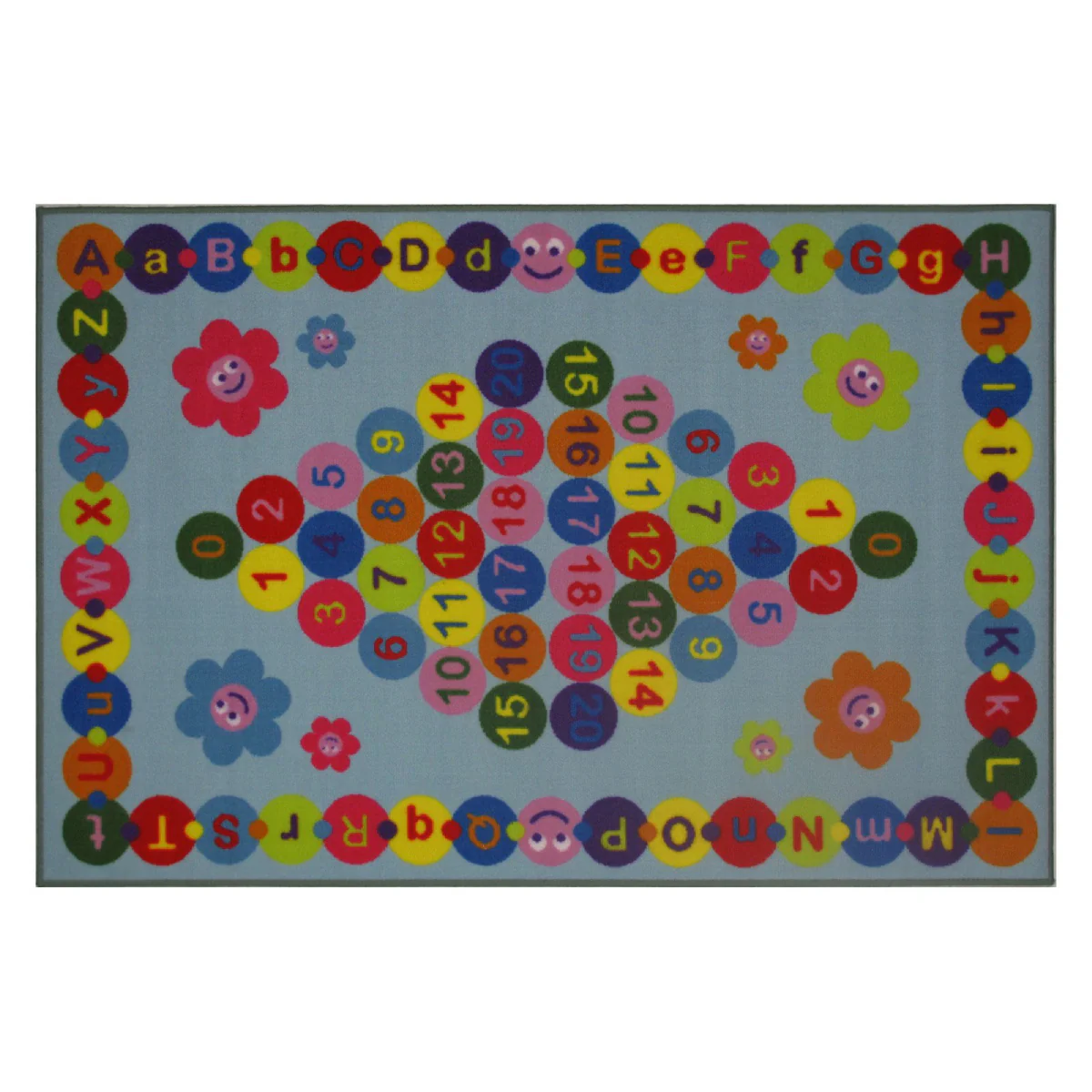 L.A Rugs Fun Time Happy Learning Rectangular Area Rug - Image 5