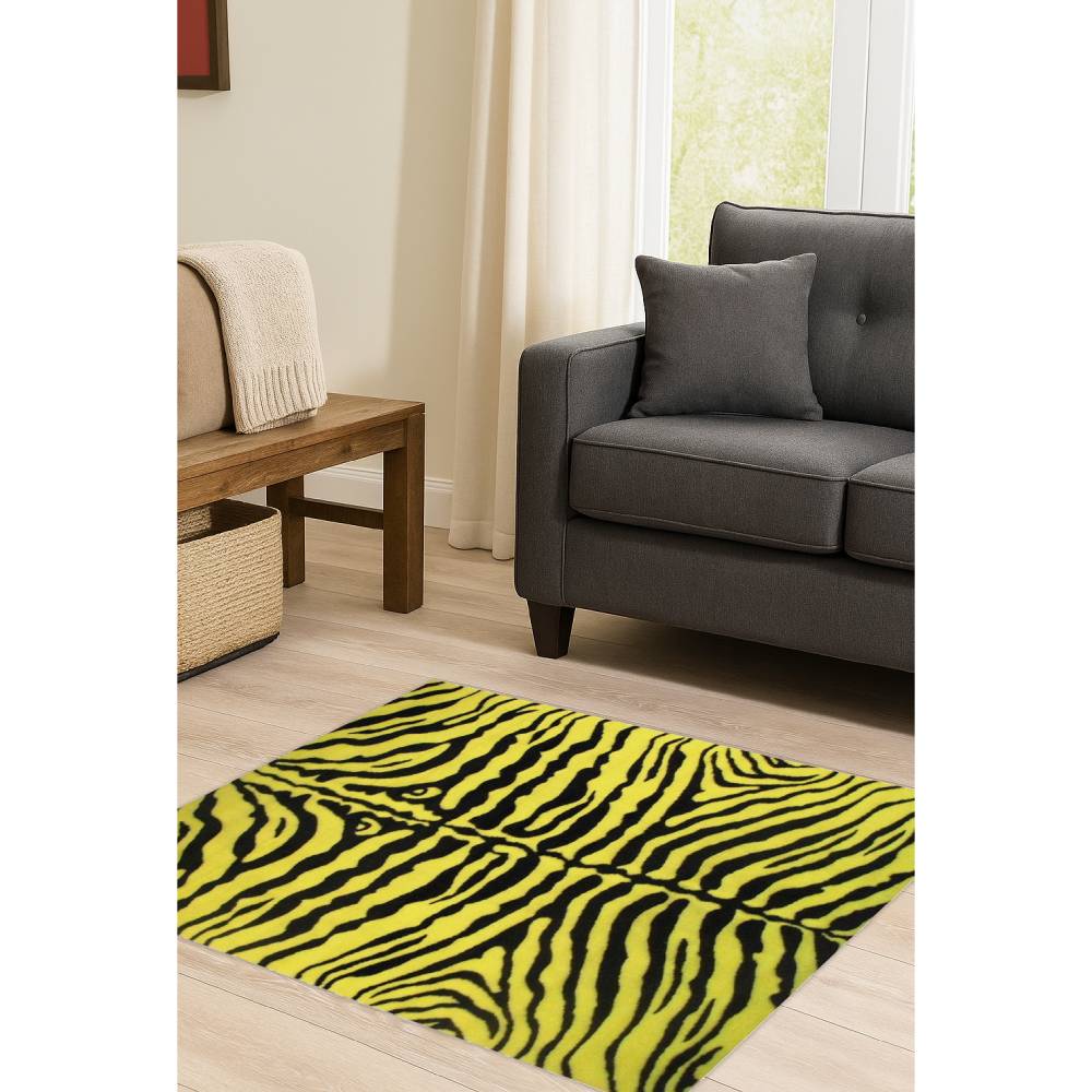 L.A Rugs Fun Time Zebra Skin Rectangular Area Rug - Image 10
