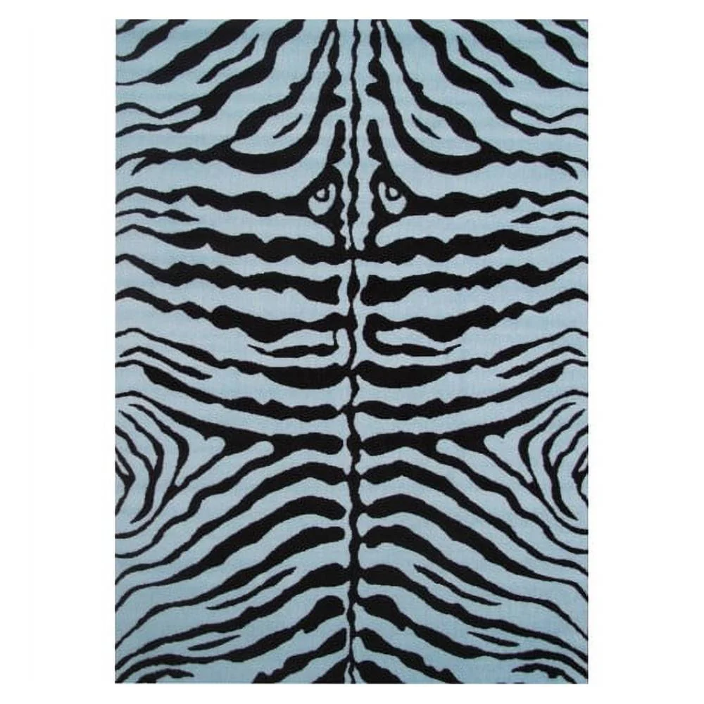 L.A Rugs Fun Time Zebra Skin Rectangular Area Rug - Image 11