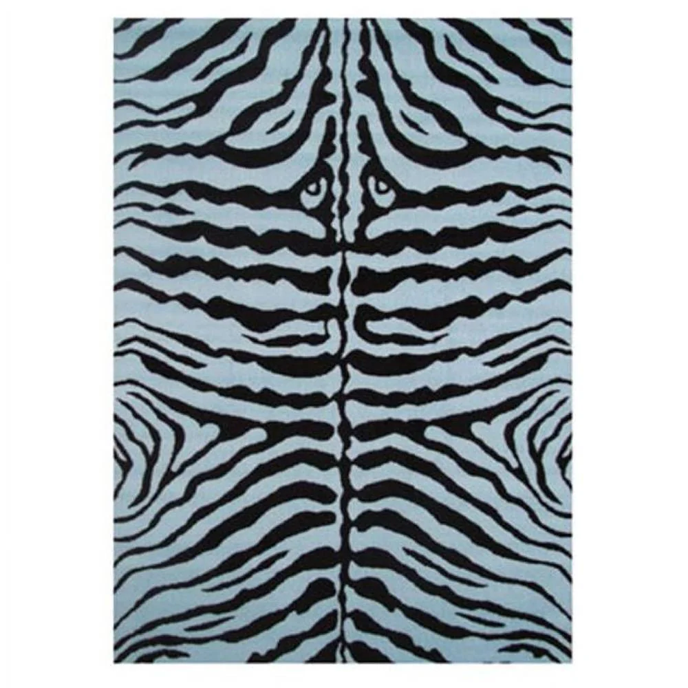 L.A Rugs Fun Time Zebra Skin Rectangular Area Rug - Image 15