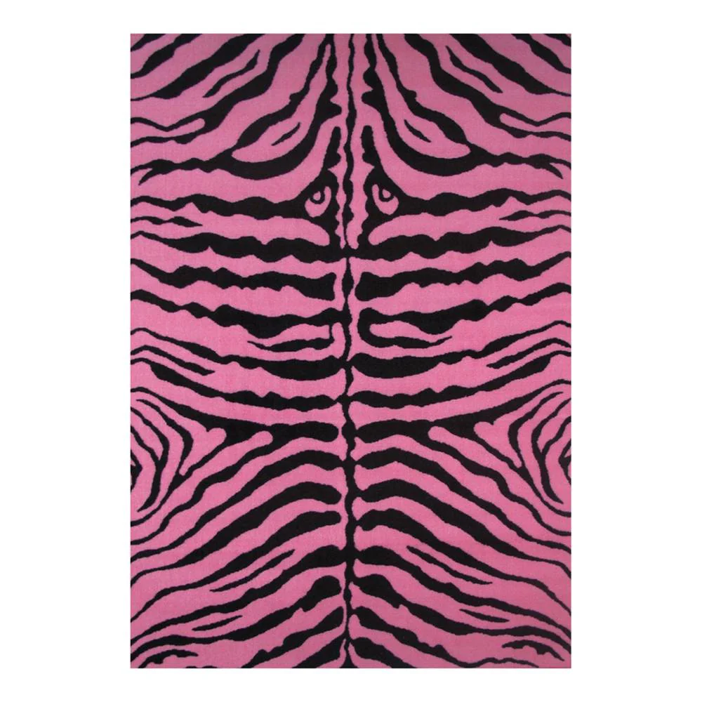 L.A Rugs Fun Time Zebra Skin Rectangular Area Rug - Image 17