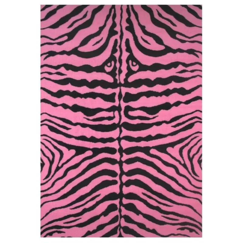 L.A Rugs Fun Time Zebra Skin Rectangular Area Rug - Image 19