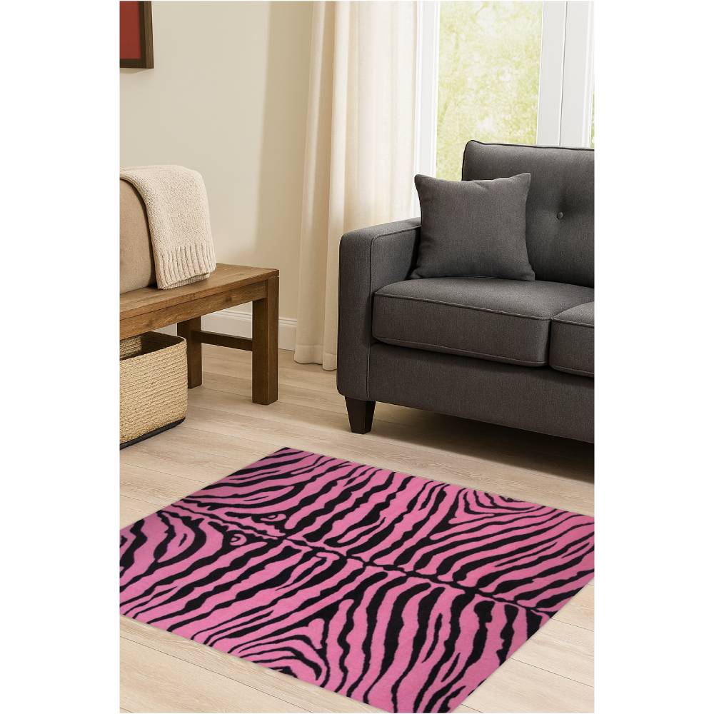 L.A Rugs Fun Time Zebra Skin Rectangular Area Rug - Image 20