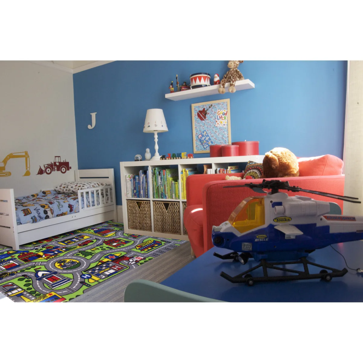 L.A Rugs Fun Driving Time Rectangular Area Rug - Image 8