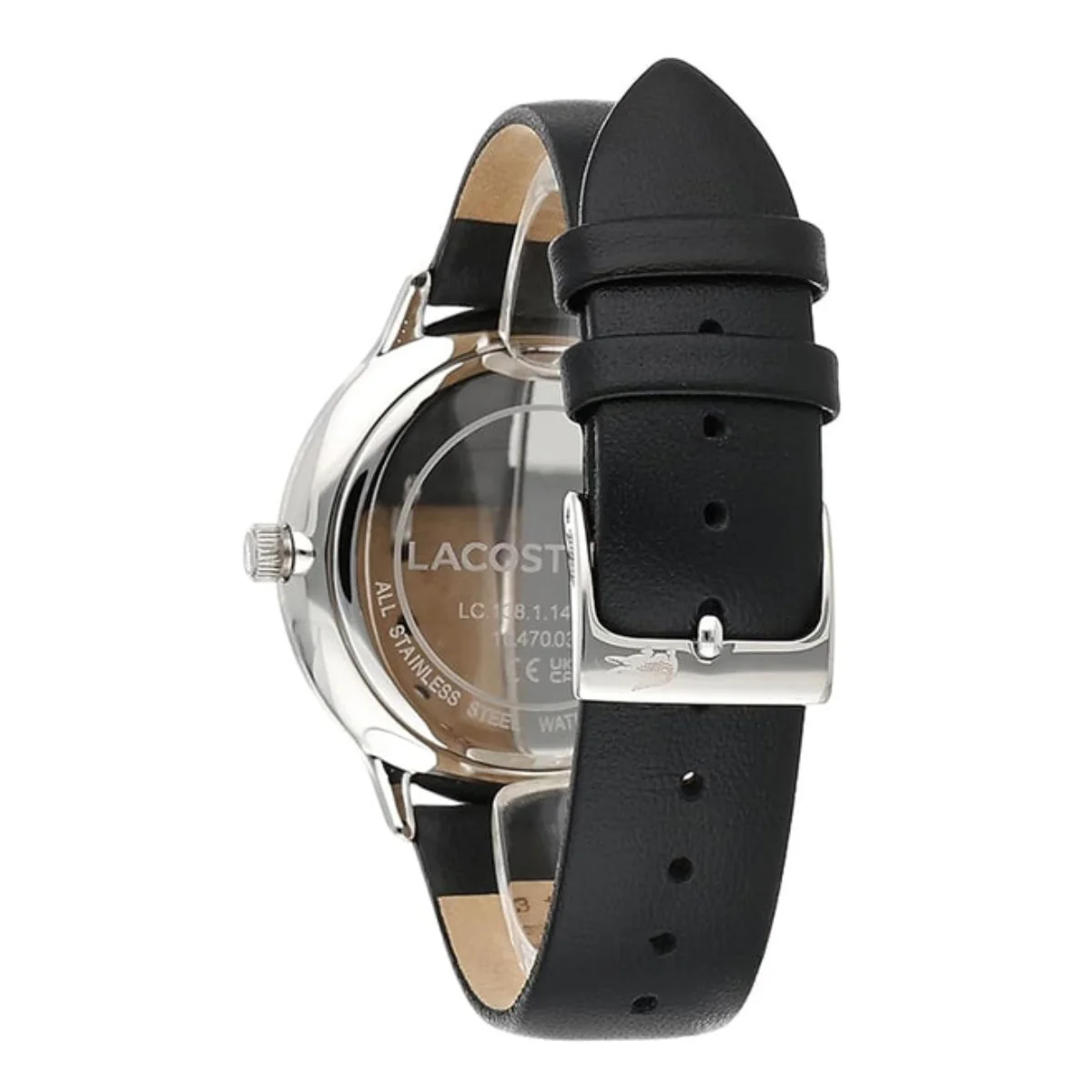 Lacoste Club Men's 42mm Strap Watch with Bracelet - Black - Image 3