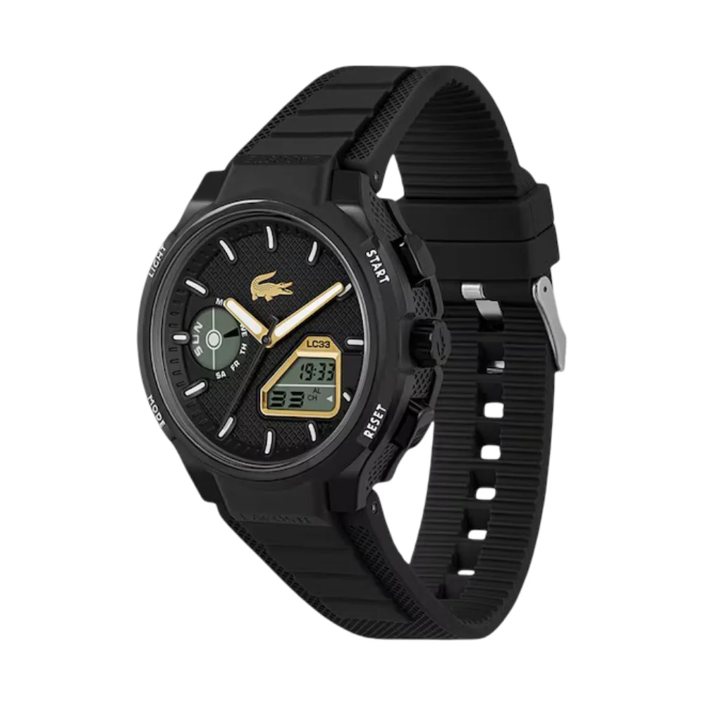 Lacoste LC33 Men's 45mm Ana-Digi Strap Watch - Image 2