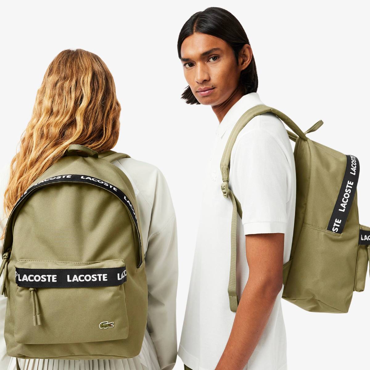 Lacoste Unisex Neocroc Zippered Backpack - Image 10