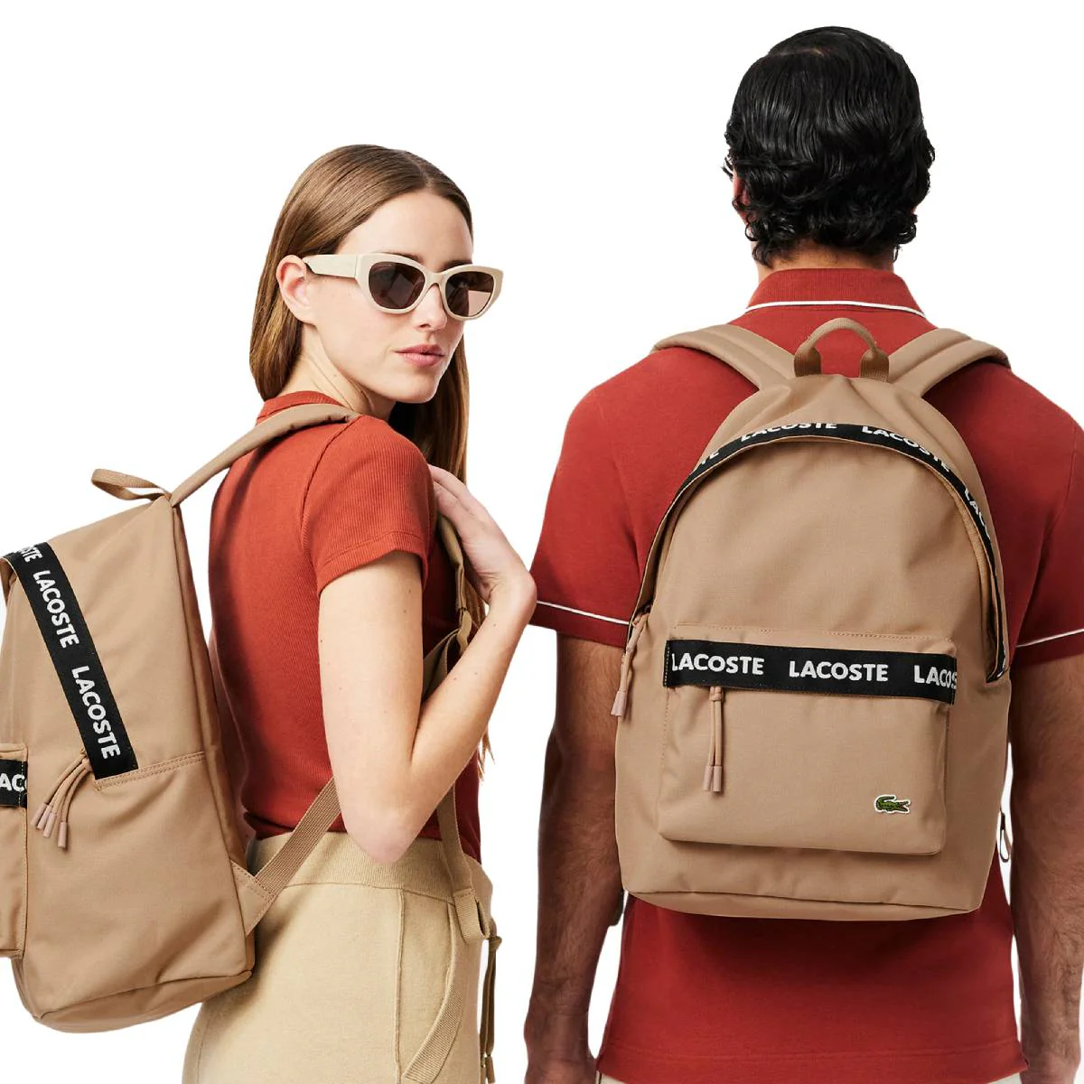 Lacoste Unisex Neocroc Zippered Backpack - Image 5