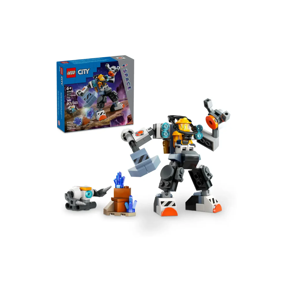 LEGO City Space Construction Mech Building Toys Set (140 Pieces) - Image 3