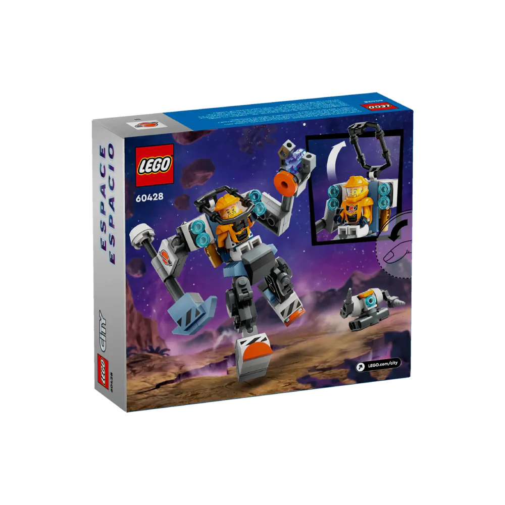 LEGO City Space Construction Mech Building Toys Set (140 Pieces) - Image 4