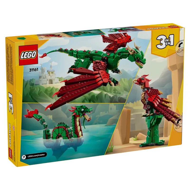 LEGO Creator 3-in-1 Medieval Dragon Building Toy Set (715-Pieces) - Image 7