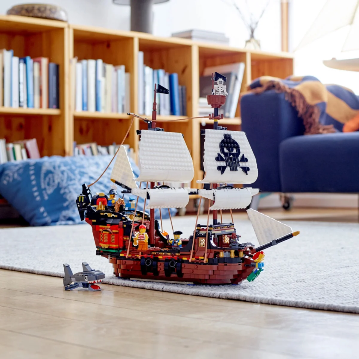 LEGO Creator 3-in-1 Pirate Ship Building Toy Set (1260-Pieces) - Image 10